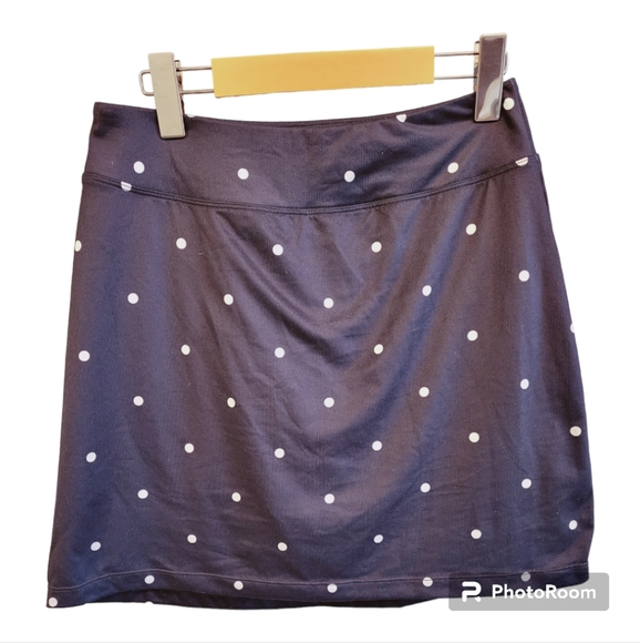 Segments Luxe Navy Polka Dot Skort - Picture 1 of 6